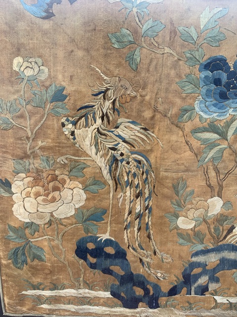 古玩雜項繡片拍賣,當(dāng)前價格3888元
