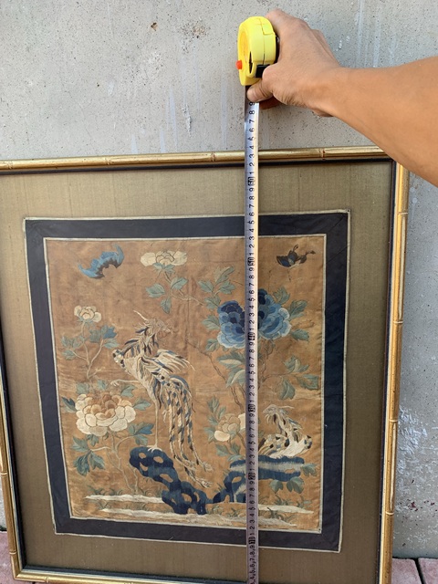 古玩雜項繡片拍賣,當(dāng)前價格3888元