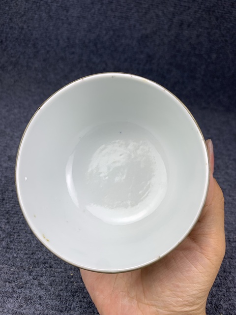 古玩陶瓷青花富貴白頭茶圓拍賣，當前價格1588元