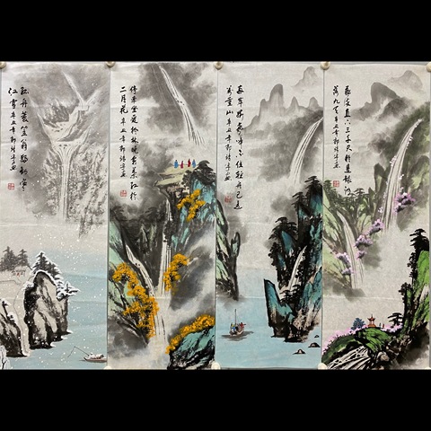 古玩字畫有合影真跡中國美術家協會會員，安徽省書協會員，香港書畫研究院副院長，新加坡華人書畫藝拍賣，當前價格699元