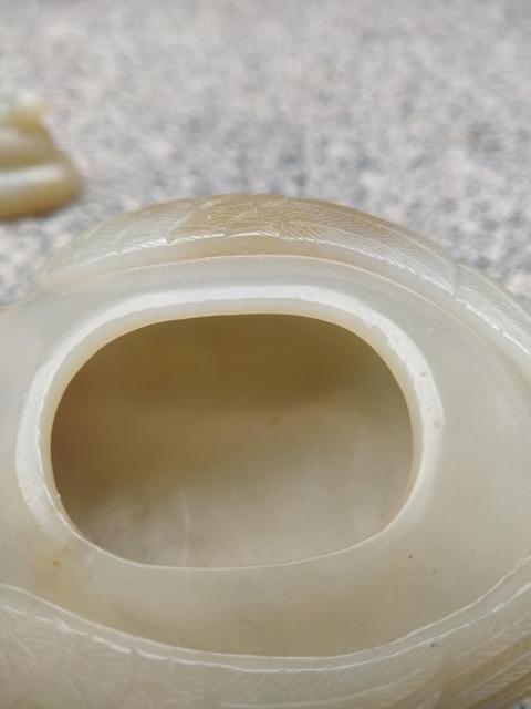 古玩玉器當代和田玉雕“鷹形水盂”拍賣，當前價格1500元