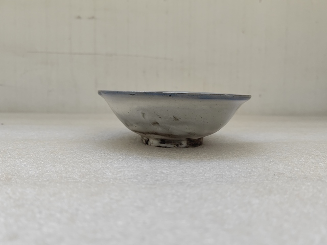 古玩陶瓷青花三魚碗拍賣,當前價格398元