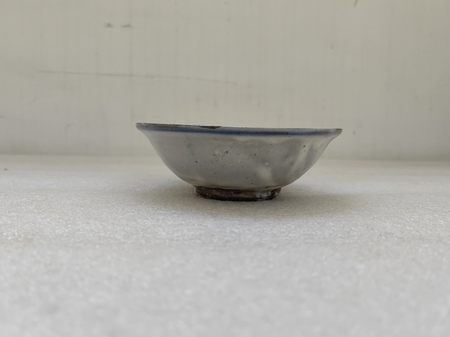 古玩陶瓷青花三魚碗拍賣,當前價格398元