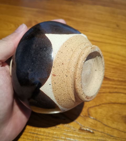 古玩陶瓷金元白釉褐斑茶入拍賣，當前價格1800元