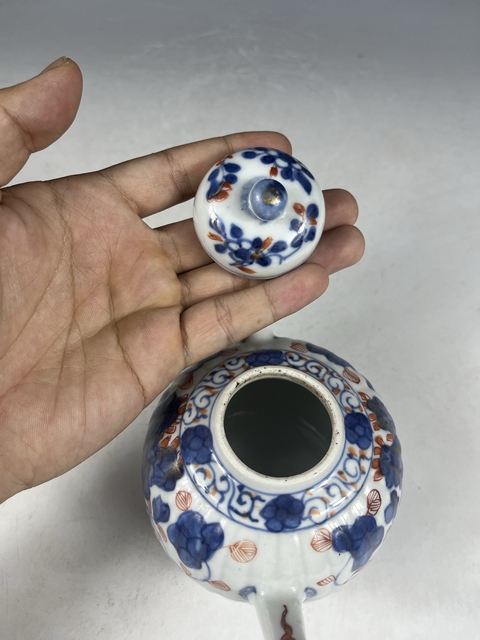 古玩陶瓷康熙青花礬紅執(zhí)壺拍賣,當(dāng)前價格4500元