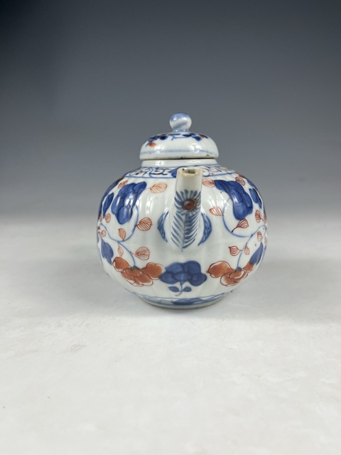 古玩陶瓷康熙青花礬紅執(zhí)壺拍賣,當(dāng)前價格4500元