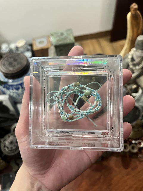 古玩玉器漢代綠松石珠串拍賣，當(dāng)前價格999元