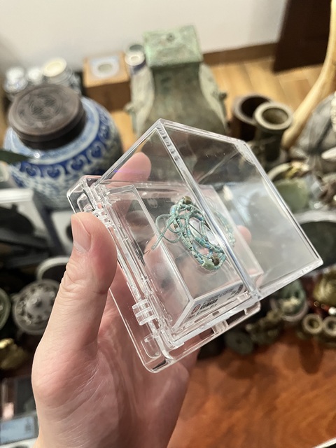 古玩玉器漢代綠松石珠串拍賣，當(dāng)前價格999元