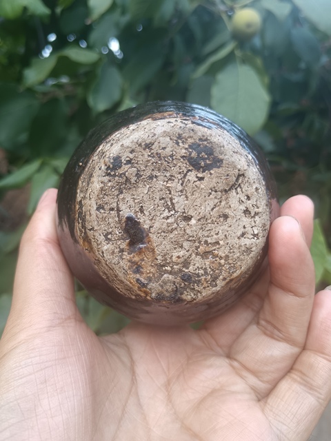 古玩陶瓷明代～磁州窯黑釉小罐拍賣，當前價格288元