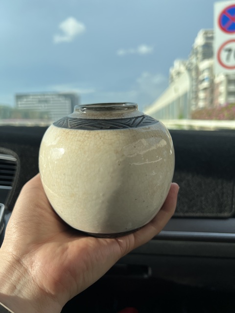 古玩陶瓷【精品】哥釉地鐵古泥釉小罐拍賣,當前價格1350元