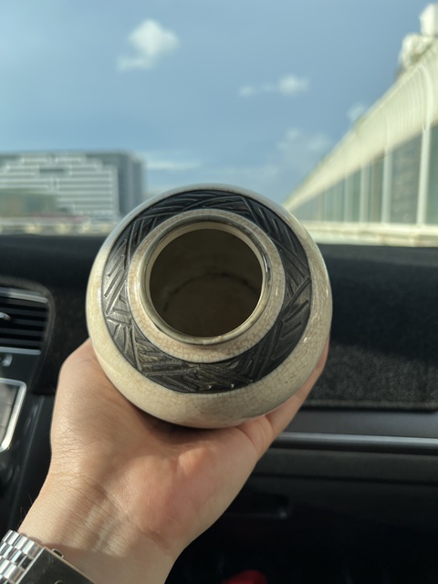 古玩陶瓷【精品】哥釉地鐵古泥釉小罐拍賣,當前價格1350元