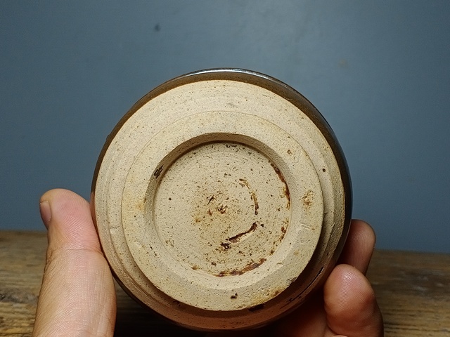 古玩陶瓷磁州窯窯變黑釉香爐拍賣,當前價格600元