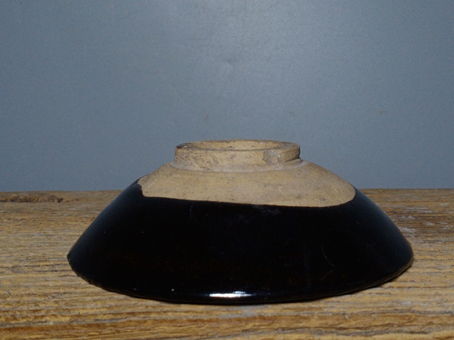 古玩陶瓷磁州窯黑釉茶碗拍賣,當(dāng)前價(jià)格158元