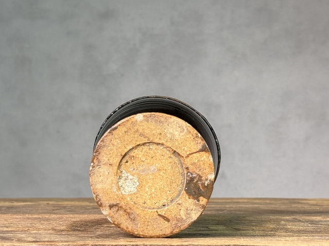 古玩陶瓷磁州窯黑釉高足爐拍賣，當前價格690元