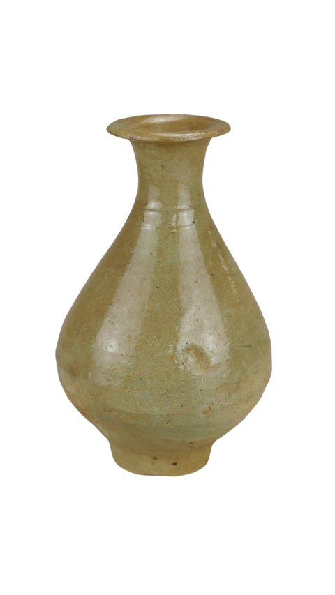 古玩陶瓷精品:元代青釉玉壺春瓶（瓶中皇后）拍賣，當前價格1688元