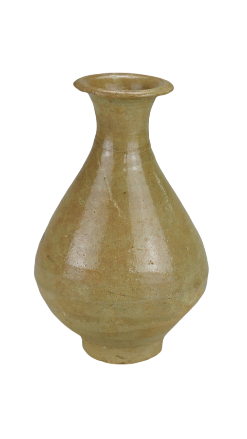 古玩陶瓷精品:元代青釉玉壺春瓶（瓶中皇后）拍賣，當前價格1688元