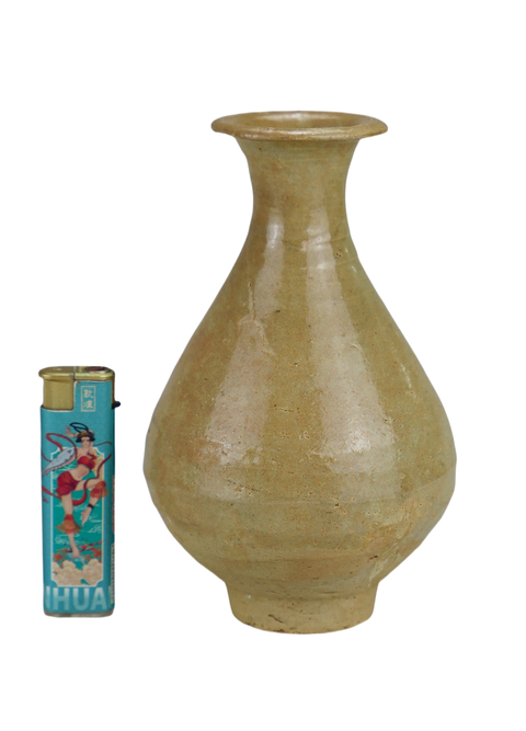 古玩陶瓷精品:元代青釉玉壺春瓶（瓶中皇后）拍賣，當前價格1688元