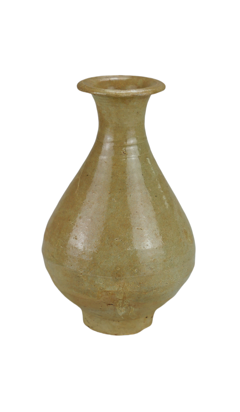 古玩陶瓷精品:元代青釉玉壺春瓶（瓶中皇后）拍賣，當前價格1688元