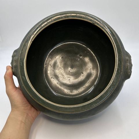 古玩陶瓷茶葉末釉獅耳香爐拍賣,當(dāng)前價格4500元