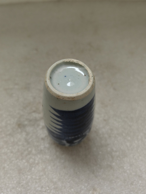 古玩陶瓷青花花卉紋瓶拍賣,當前價格220元