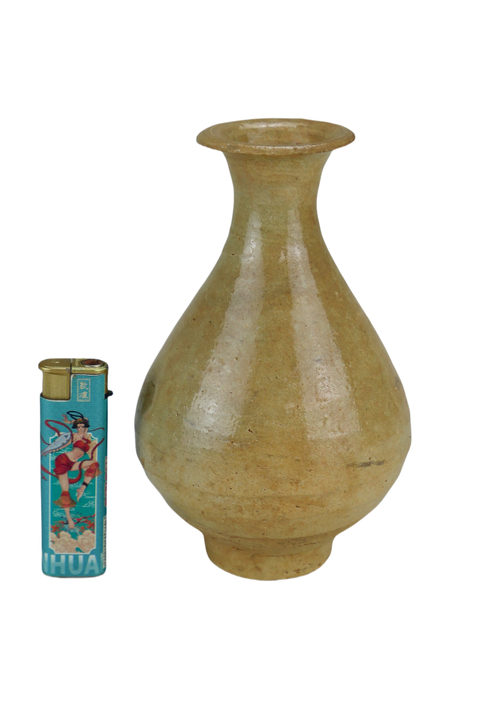 古玩陶瓷精品:元代青釉玉壺春瓶（瓶中皇后）拍賣，當前價格1688元