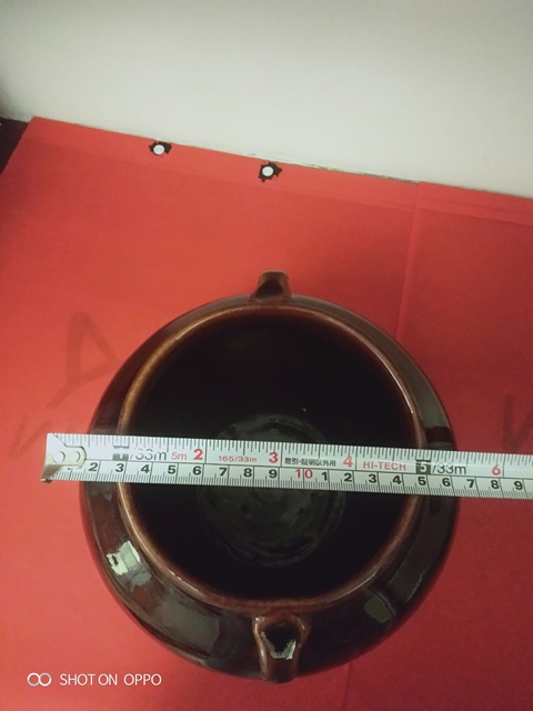 古玩陶瓷清代醬釉雙系罐拍賣，當(dāng)前價(jià)格895元