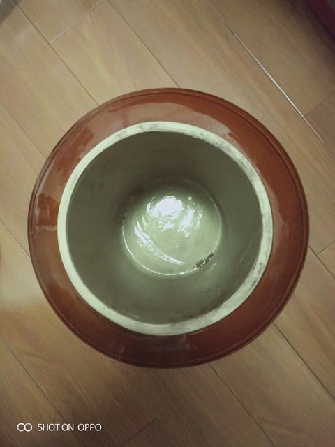古玩陶瓷醬釉金魚福紋蓋罐拍賣，當(dāng)前價格985元