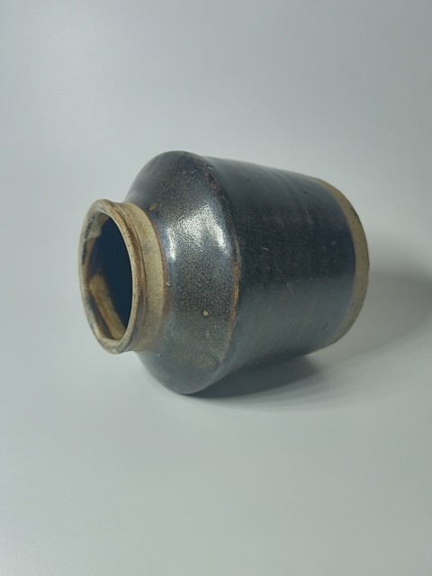 古玩陶瓷元末明初～磁州窯窯變褐釉罐拍賣，當(dāng)前價(jià)格388元