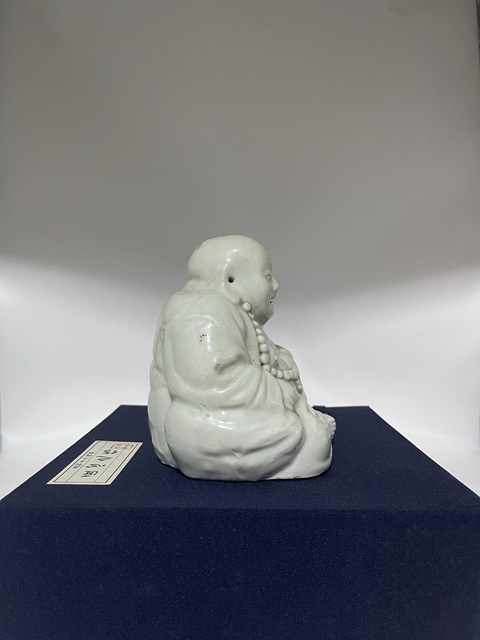 古玩陶瓷清德化白瓷彌勒佛坐像拍賣，當前價格2880元