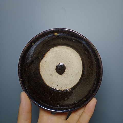 古玩陶瓷清代磁州窯茶盞拍賣,當前價格160元