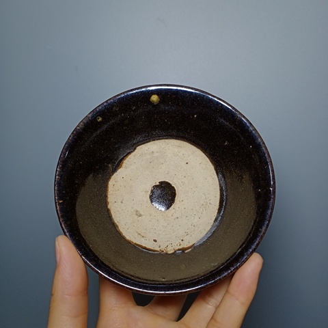 古玩陶瓷清代磁州窯茶盞拍賣,當前價格160元