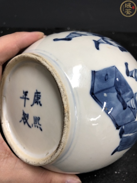 古玩陶瓷清晚期青花市井人物水洗拍賣,當前價格6888元