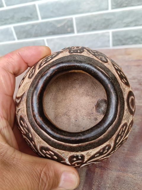古玩陶瓷西夏靈武窯剔花罐拍賣，當(dāng)前價格8000元