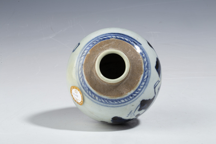 古玩陶瓷清中·青花山水紋小罐
真品鑒賞圖