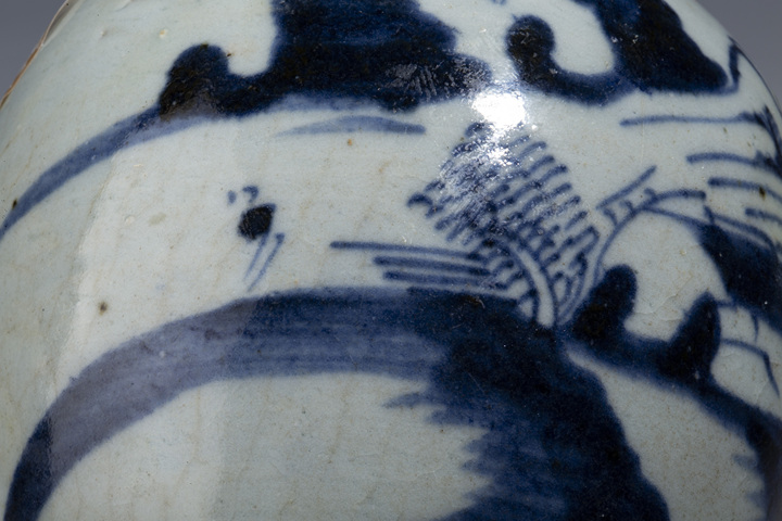 古玩陶瓷清中·青花山水紋小罐
真品鑒賞圖