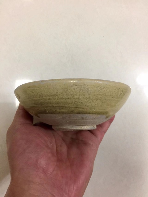 古玩陶瓷長沙窯青釉大碗拍賣,當前價格1888元