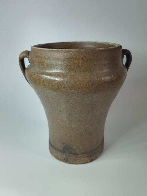 古玩陶瓷元末明初～茶葉末釉雙系酒壇拍賣，當前價格999元