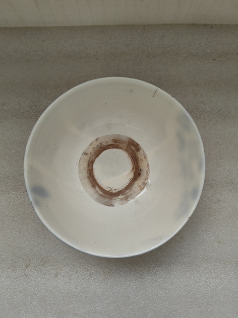 古玩陶瓷青花花鳥(niǎo)紋茶碗拍賣，當(dāng)前價(jià)格450元