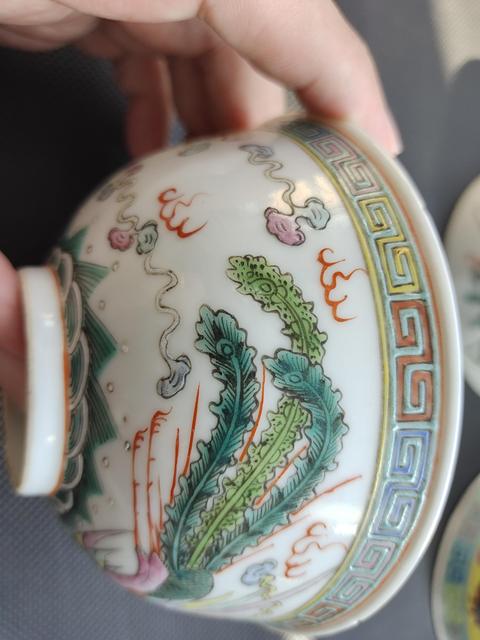 古玩陶瓷龍鳳紋粉彩碗拍賣，當前價格1888元
