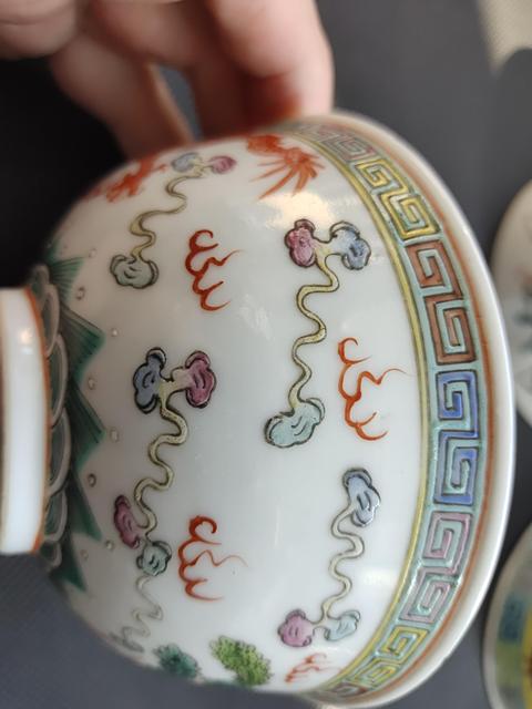 古玩陶瓷龍鳳紋粉彩碗拍賣，當前價格1888元
