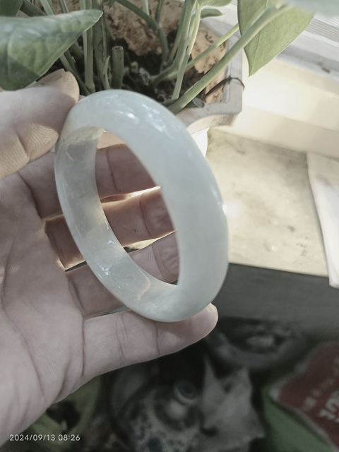 古玩玉器天然A貨翡翠手鐲拍賣,當前價格2600元