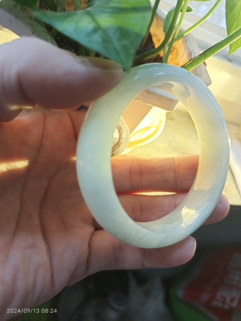 古玩玉器天然A貨翡翠手鐲拍賣,當前價格2600元