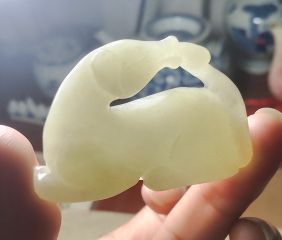 古玩玉器和田玉玉馬拍賣,當前價格288元
