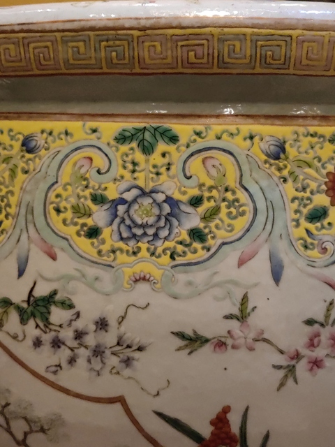 古玩陶瓷粉彩開光八仙人物畫缸拍賣，當前價格98000元