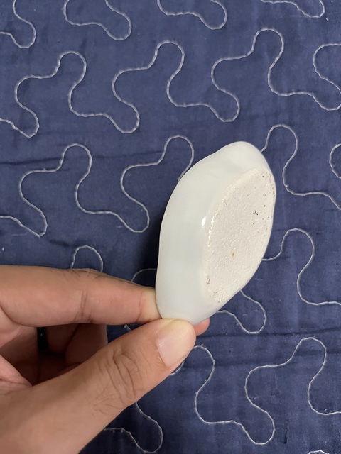 古玩陶瓷民國山水紋匙碟拍賣，當前價格280元