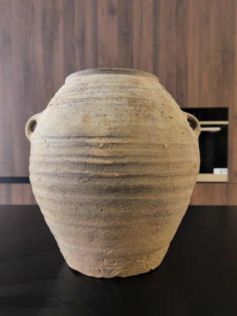 古玩陶瓷漢代灰陶雙系罐拍賣，當前價格888元