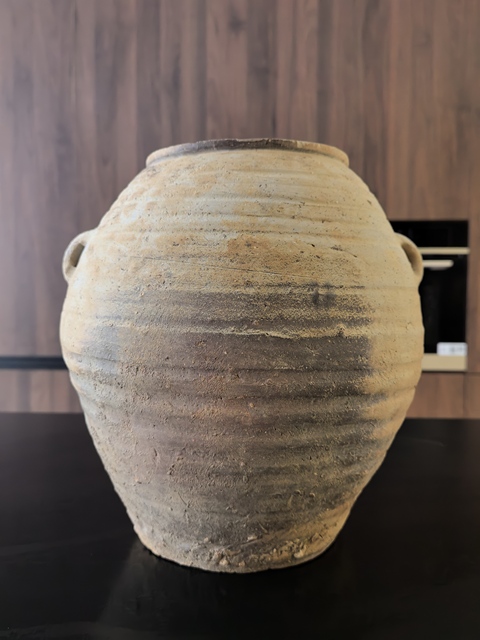 古玩陶瓷漢代灰陶雙系罐拍賣，當前價格888元