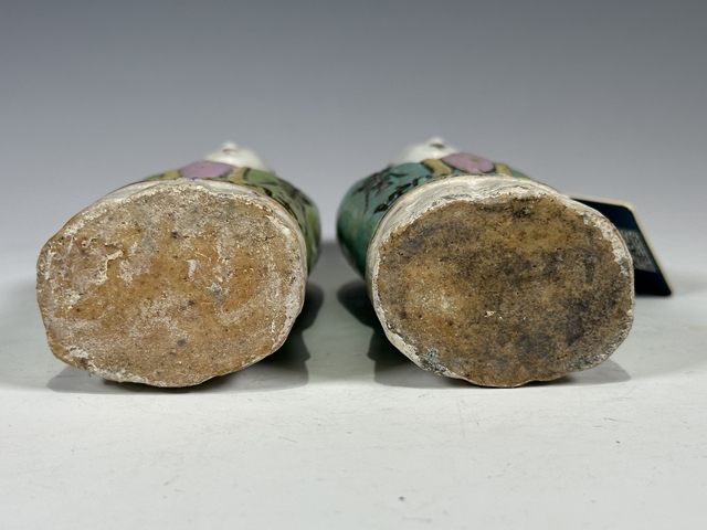 古玩陶瓷清晚期·粉彩仕女造像一對(duì)拍賣，當(dāng)前價(jià)格1500元