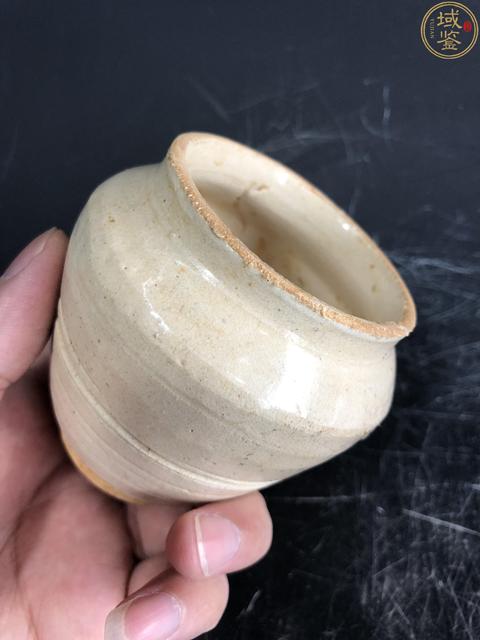 古玩陶瓷元末明初.青白釉弦紋蓋罐(帶保真卡)拍賣，當前價格2600元