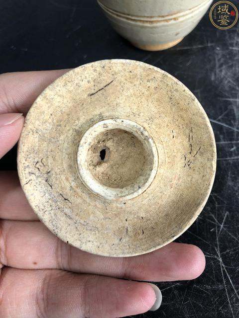 古玩陶瓷元末明初.青白釉弦紋蓋罐(帶保真卡)拍賣，當前價格2600元